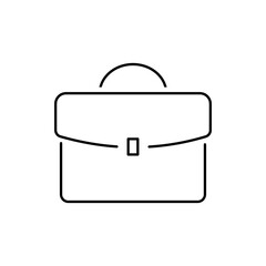 Briefcase icon isolate on transparent background.