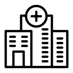 hospital building icon