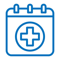 Obraz premium health schedule icon
