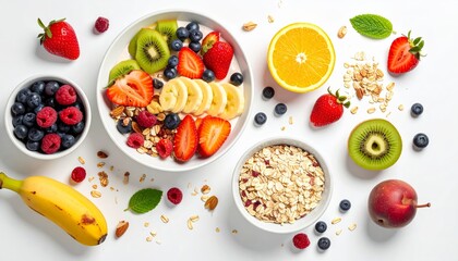 Healthy fresh vegetable salad with beans, tomato, and green pepper on a white plate for a delicious vegetarian meal