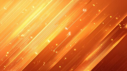 Neon orange circuitry mesh with layered gradients and soft glow