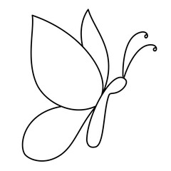 Hand Drawn Butterfly 