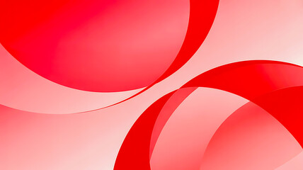 Modern Abstract Red Curve Background