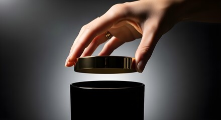 Luxury Hand Opening Elegant Beauty Product