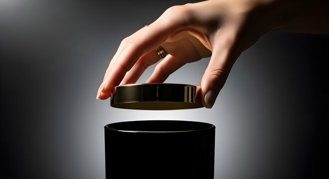 Luxury Hand Opening Elegant Beauty Product