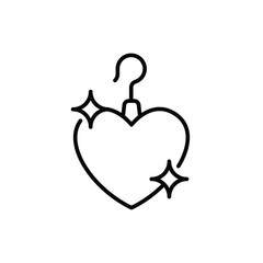 Floral earring vector, black and white jewelry design, decorative flower illustration, elegant accessory artwork, fashion ornament collection, beauty icon graphics icon