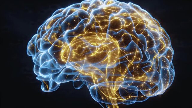 A 3D animation of cellular apoptosis, the programmed cell death, showing a cell's self-destruction for organism health.