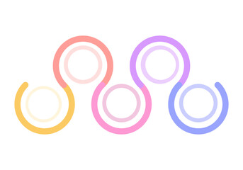 Infographics template for presentation. Vector illustration.