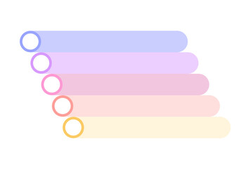 Infographics template for presentation. Vector illustration.