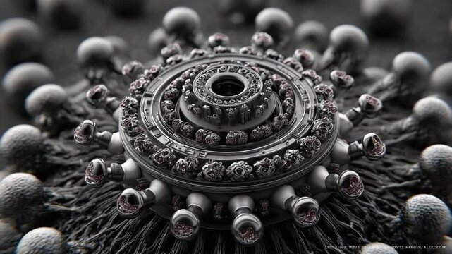 Alien Artifact: Mysterious, intricate, metallic, and strangely beautiful, suggesting advanced technology or extraterrestrial origin. A visual enigma that sparks curiosity and speculation