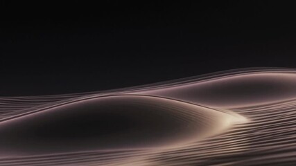 Experience fluid elegance with smooth, flowing lines in motion, ideal for modern design, technology, and sophisticated branding projects
