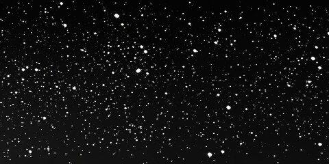 Obraz premium Winter Wonderland Delicate Snowflakes Falling on a Dark Background, Creating a Serene Atmosphere