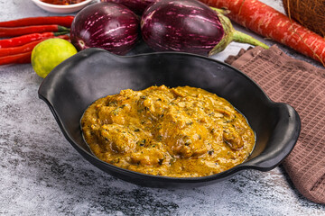 Indian chicken masala corma curry