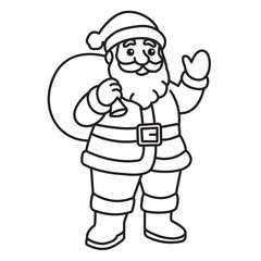 Santa Claus Coloring Page