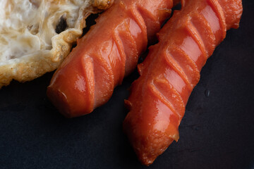 Breakfast Fried Egg and Sausage