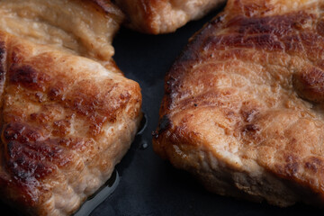 Grilled Pork Neck Slices