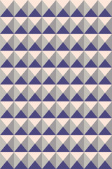 Fototapeta premium Geometric Triangle Pattern with Blue and Gray Hues Creating an Abstract Visual Texture for Modern Backgrounds or Designs