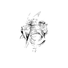 Camera illustration showcasing artistic design and creativity in visual storytelling