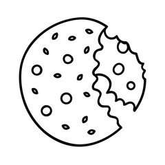 Black and white moon vector illustration design with sweet cheese dessert and yellow decoration art