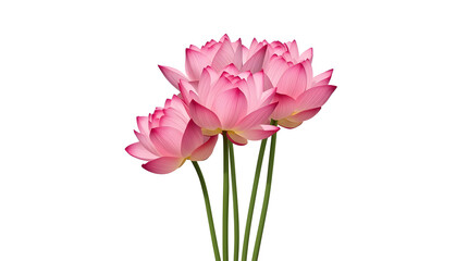 Beautiful bouquet of Lotus flower and in a natural floral arrangement