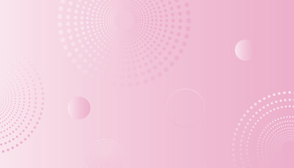 Pink and colorful abstract circle background