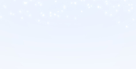 PNG Overlay with Blue and White String Lights on Transparent Background