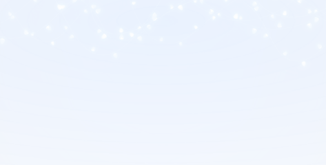 PNG Overlay with Blue and White String Lights on Transparent Background