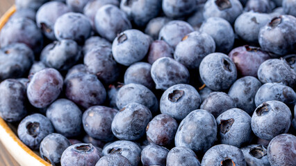 Fresh blueberry background. Blueberry Texture Close Blueberry Antioxidant Organic Superpeed Bowl Concept Healthy Nutrition