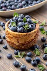 Fresh blueberry background. Blueberry Texture Close Blueberry Antioxidant Organic Superpeed Bowl Concept Healthy Nutrition