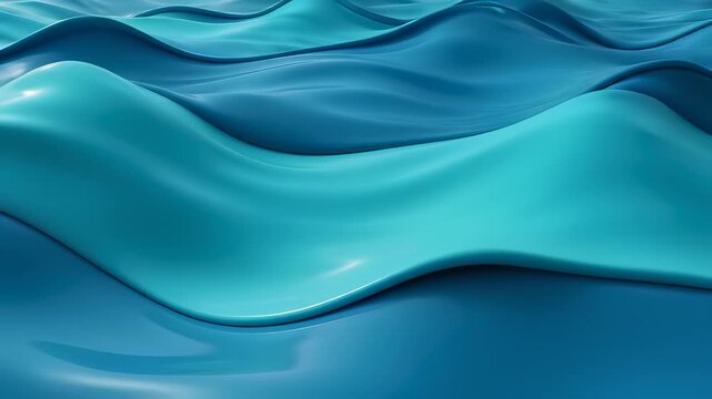 Blue ocean wave undulations evoke peacefulness, serenity, and relaxation, capturing the essence of tranquility, perfect for wellness advertisements, spa services, or luv themed promotions.