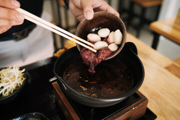 Thai-Japanese Fusion: Boat Noodle Nabe Hot Pot - Tabletop Cooking Scene