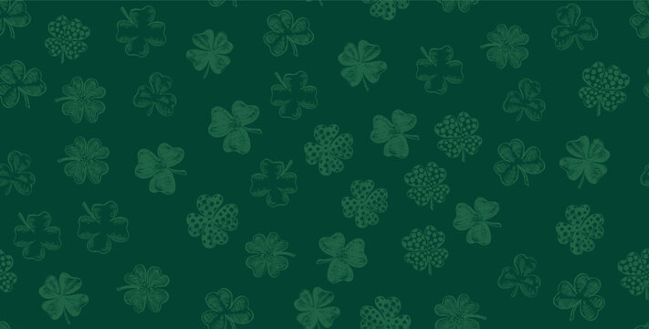 Hand-Drawn Shamrock Pattern for St. Patrick's Day	
 - Powered by Adobe