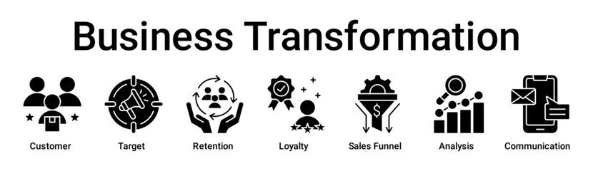 Customer Journey banner web icon vector illustration concept for business with icon of Customer, Target, Retention, Loyalty, Sales Funnel, Analysis.