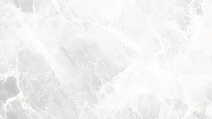 Abstract light gray marble texture with dark veins isolated on white background