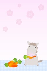 年賀状〈馬〉B-2