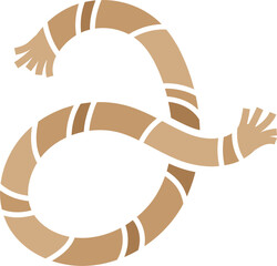 Rope Concept Letter A Logo