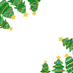 Tree Corner Holiday Frame