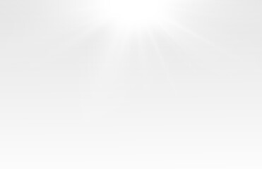 PNG abstract spotlight beam with glowing stage lighting, transparent studio theatre background, bright projection disco illumination, shiny festive concert scene with empty space and glittering lamp
