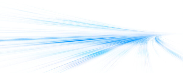Swirling neon lines create a tunnel of speed. Light streaks move fast, forming dynamic energy patterns. Futuristic transparent PNG illustration.