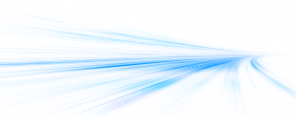 Swirling neon lines create a tunnel of speed. Light streaks move fast, forming dynamic energy patterns. Futuristic transparent PNG illustration.