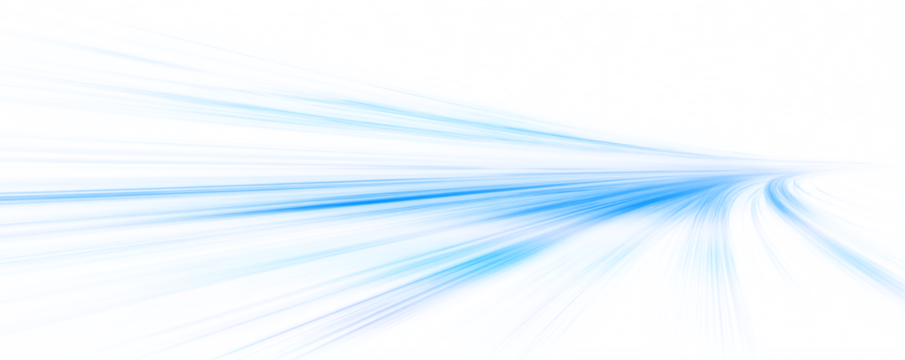 Swirling neon lines create a tunnel of speed. Light streaks move fast, forming dynamic energy patterns. Futuristic transparent PNG illustration.