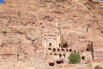 The Um Tomb at Petra, the ancient city and archaeological site in southern Jordan