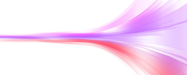 Fast neon pink and purple streaks twist across a digital cityscape. Motion blur creates depth and high-speed illusion. Perfect for sci-fi and futuristic designs. PNG