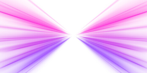 Transparent PNG of twisting neon streaks simulates high-speed motion. Glowing edges create dynamic energy flow. Perfect for digital, cyber, and sci-fi visuals. © Freesstock