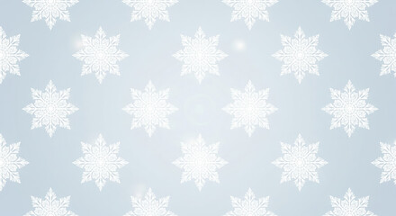 White Snowflake Pattern on Soft Pastel Gradient Background
