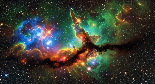 Abstract Colorful Gradient Background.