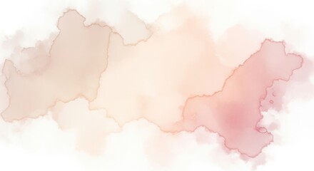 Abstract watercolor wash splashes soft pastels organic shapes subtle blending delicate color palette