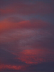 colorful sunset clouds ,nature background