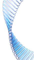 Abstract background design, futuristic glass shape, vertical orientation, 3d render