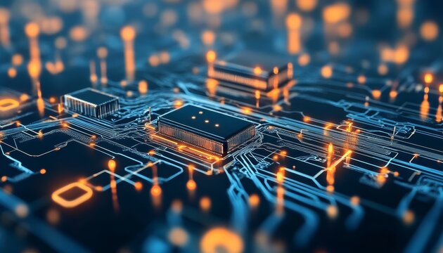 Advanced Digital Data Processing Motherboard for Quantum Technologies in Modern Networks